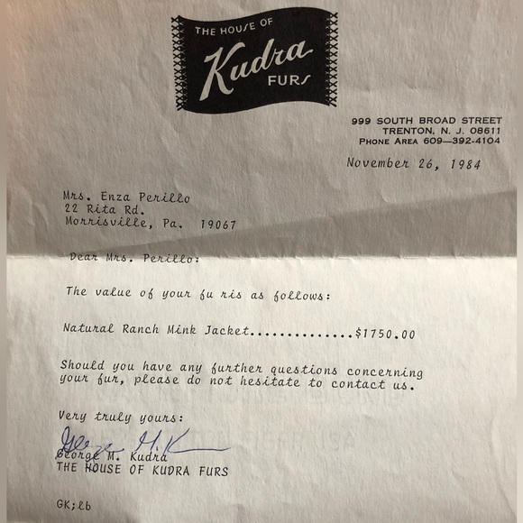 VINTAGE real fur black mink ranch jacket - comes with letter of authentication! - Picture 3 of 3